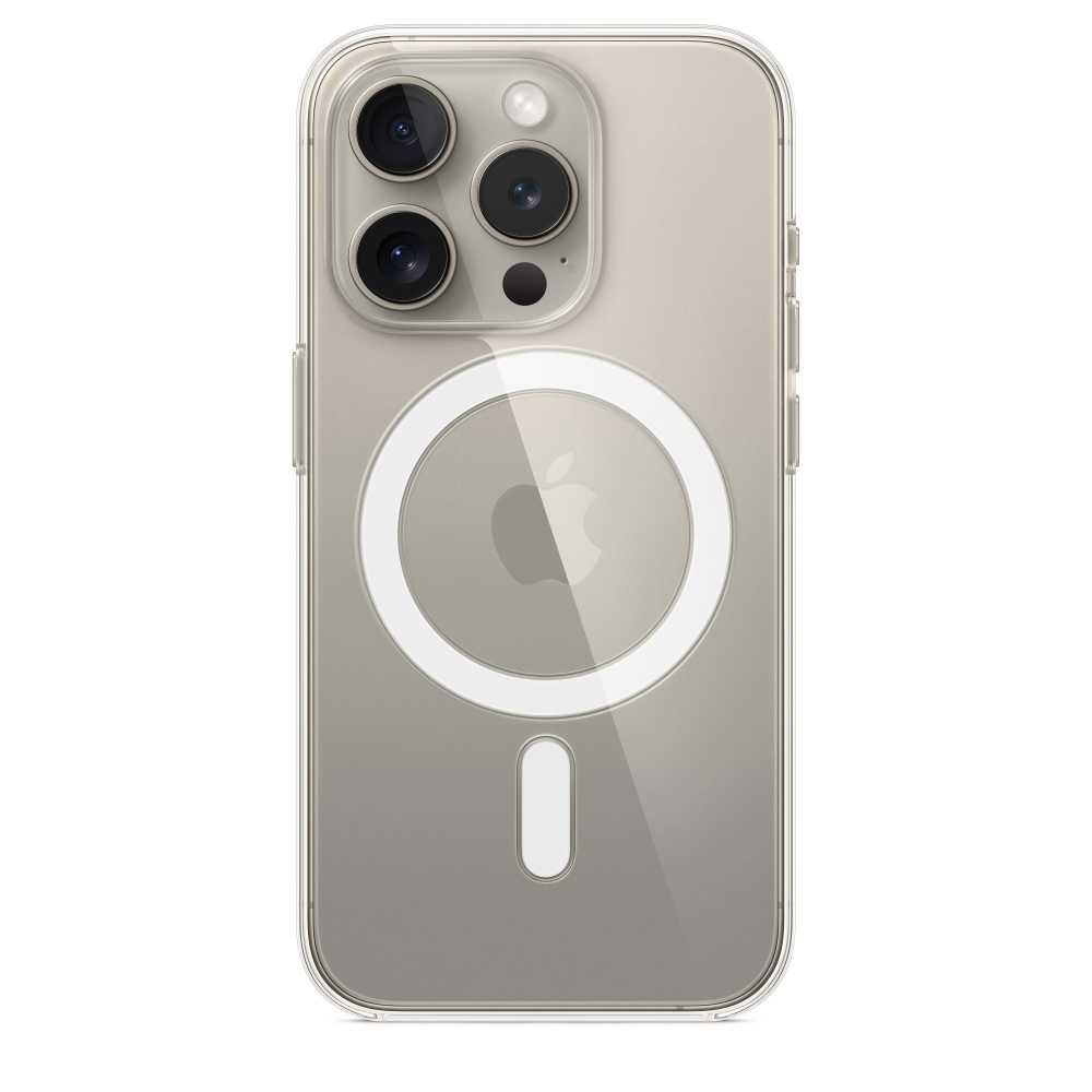 Оригинальный чехол Apple для iPhone 15 Pro Clear Case with MagSafe MT223ZM/A прозачный