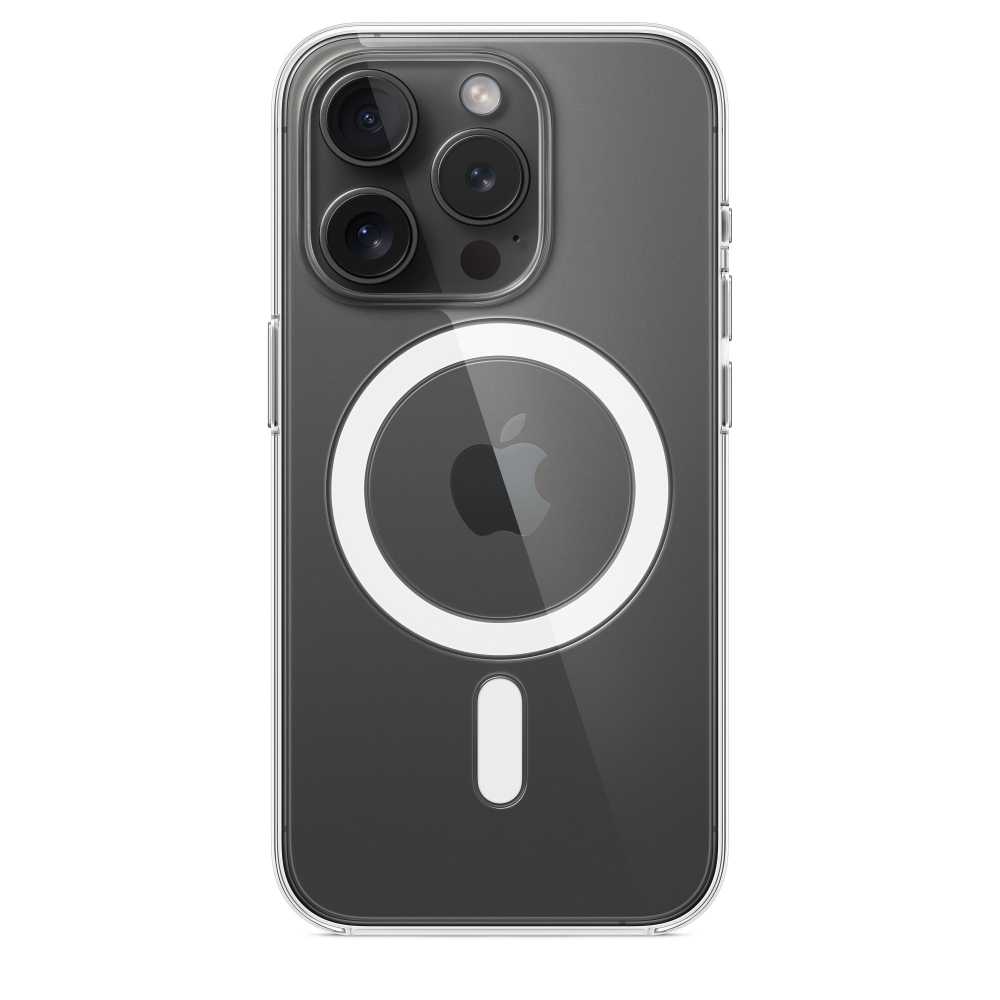 Оригинальный чехол Apple для iPhone 15 Pro Clear Case with MagSafe MT223ZM/A прозачный
