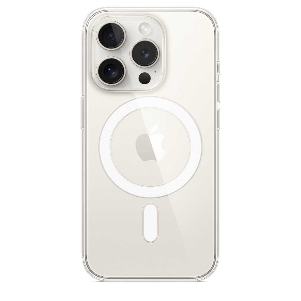 Оригинальный чехол Apple для iPhone 15 Pro Clear Case with MagSafe MT223ZM/A прозачный