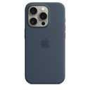Оригинальный чехол Apple для iPhone 15 Pro Silicone Case with MagSafe MT1D3ZM/A storm blue