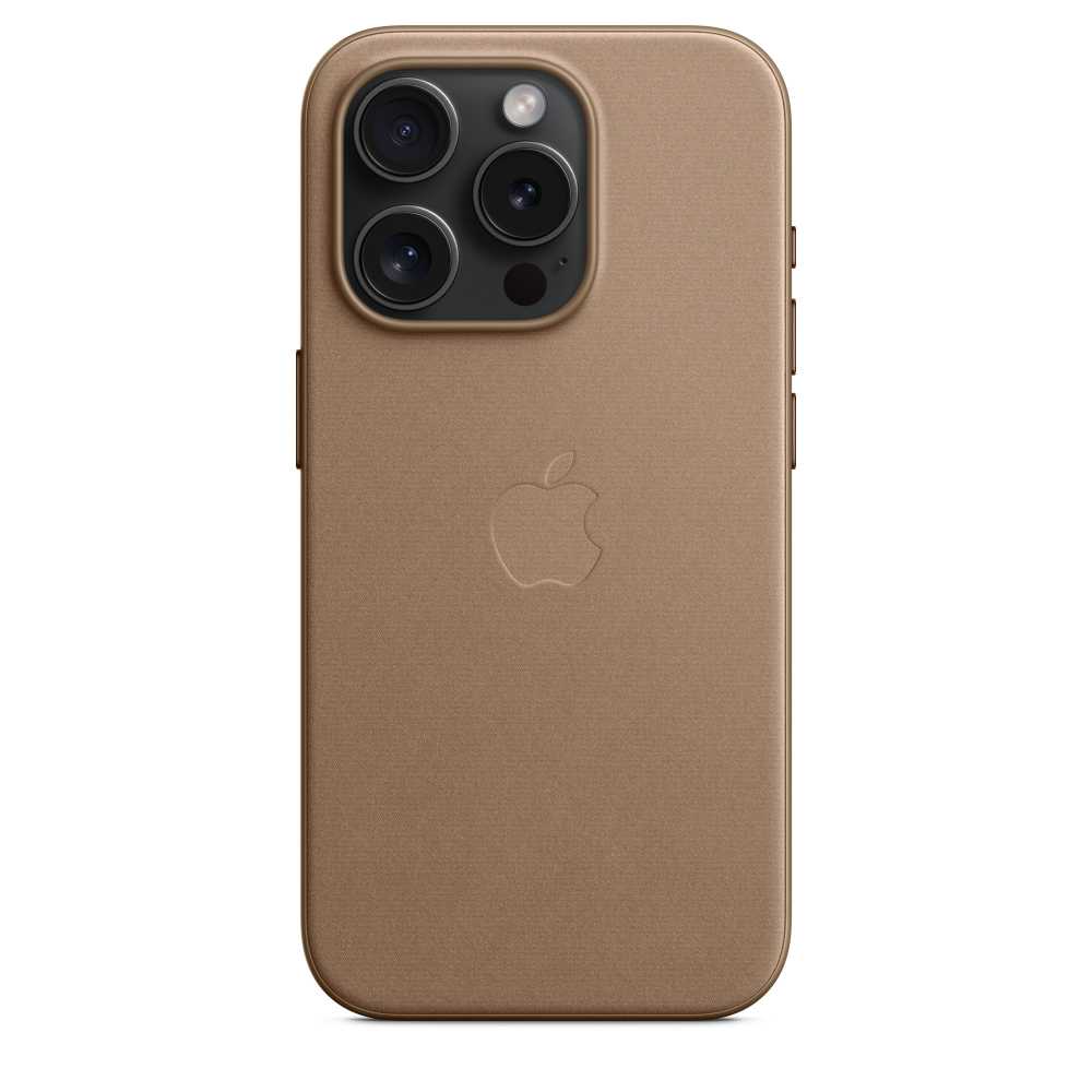 Оригинальный чехол Apple для iPhone 15 Pro FineWoven Case with MagSafe MT4J3ZM/A taupe