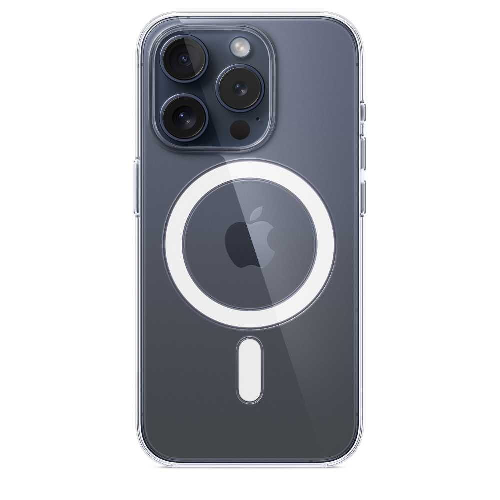 Оригинальный чехол Apple для iPhone 15 Pro Clear Case with MagSafe MT223ZM/A прозачный