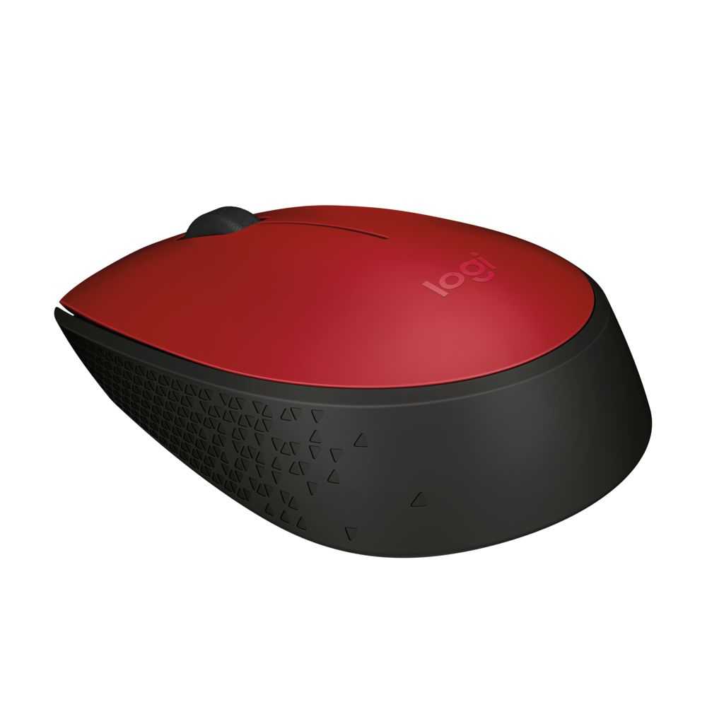 Мышь беспроводная Logitech M171 (Красная)