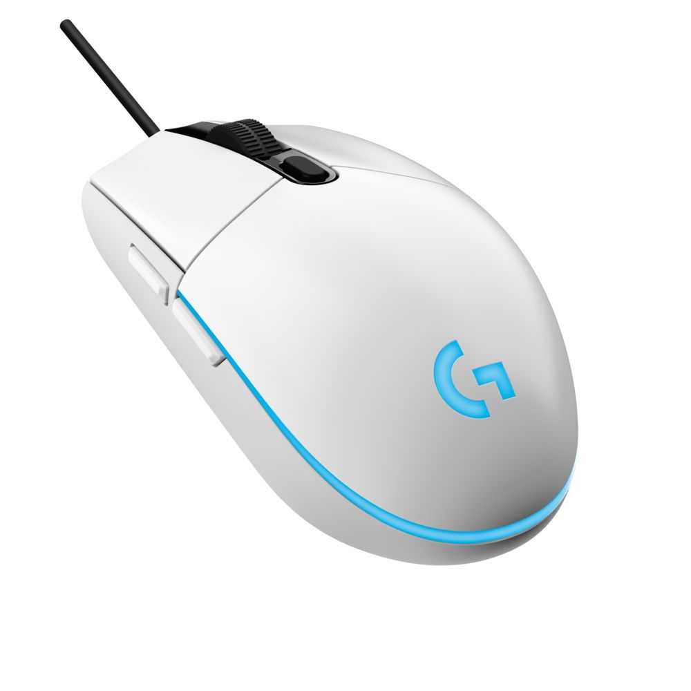 Игровая мышь LOGITECH G102 LIGHTSYNC (Белая)