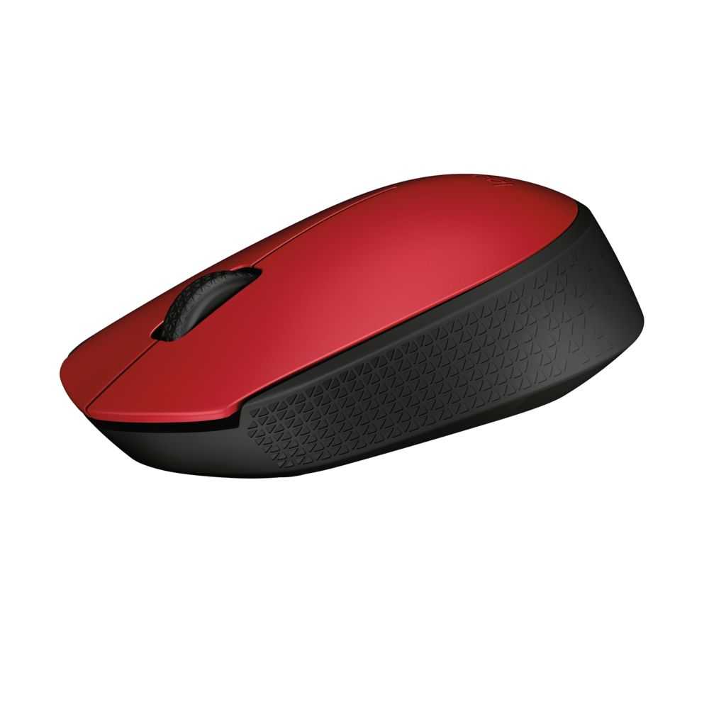 Мышь беспроводная Logitech M171 (Красная)