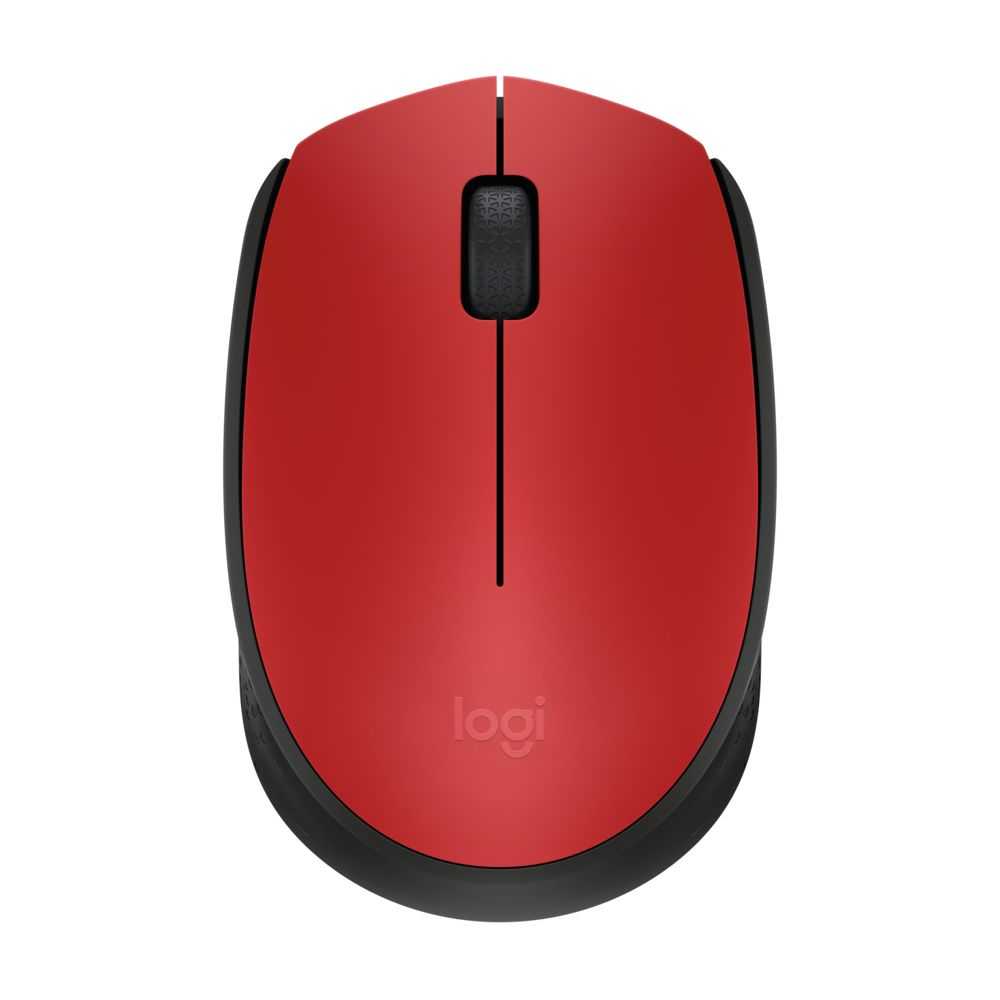 Мышь беспроводная Logitech M171 (Красная)