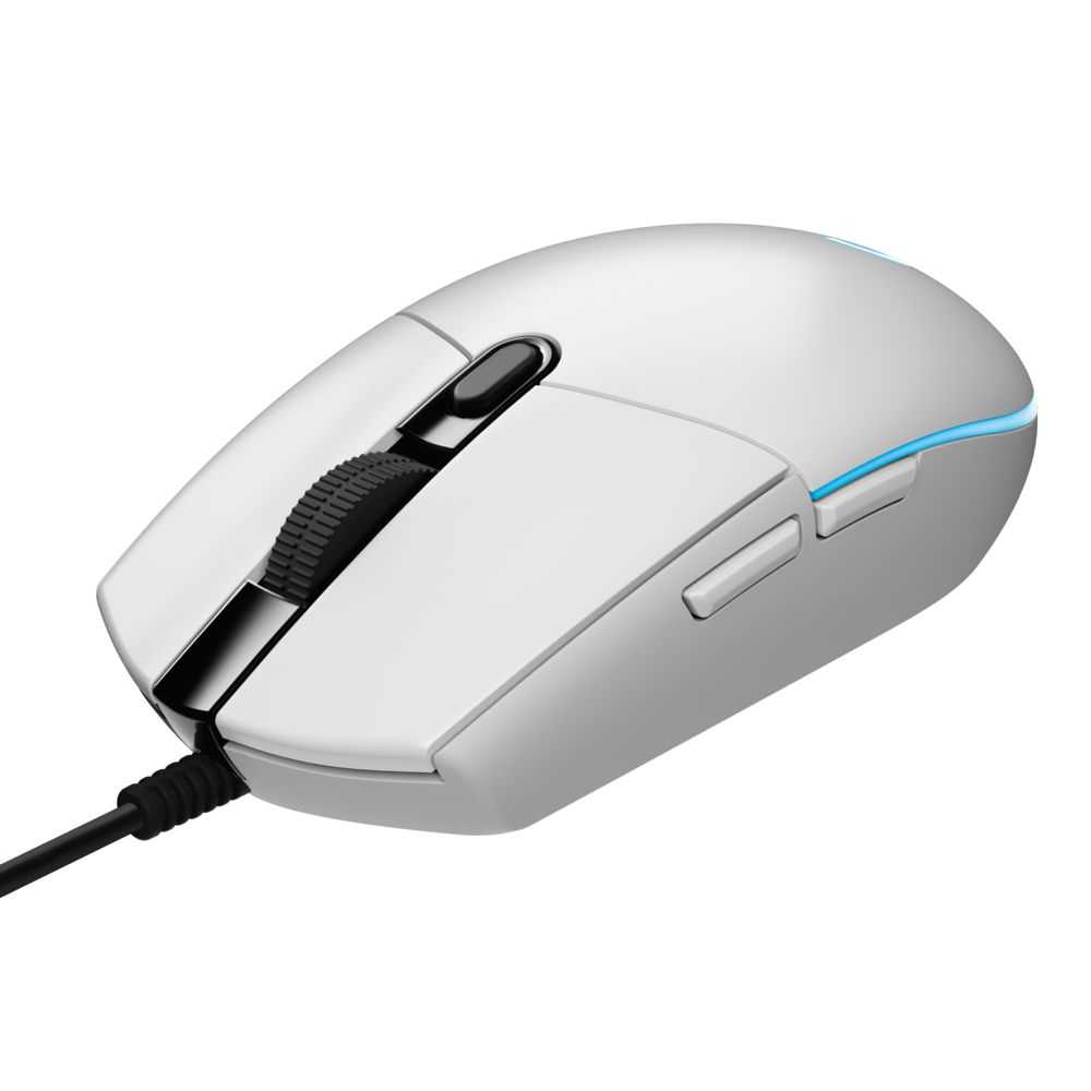 Игровая мышь LOGITECH G102 LIGHTSYNC (Белая)