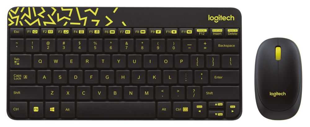 Клавиатура+мышь LOGITECH MK240 (L920-008213) черный