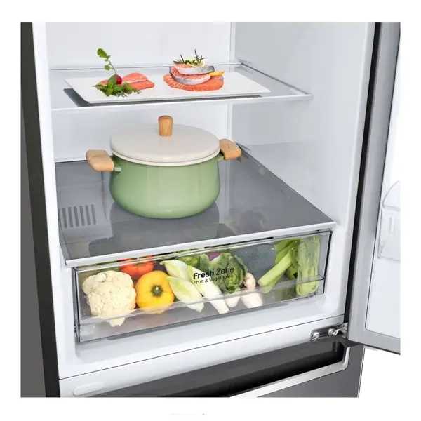 Холодильник LG GC-B459SLCL 341л (серый)