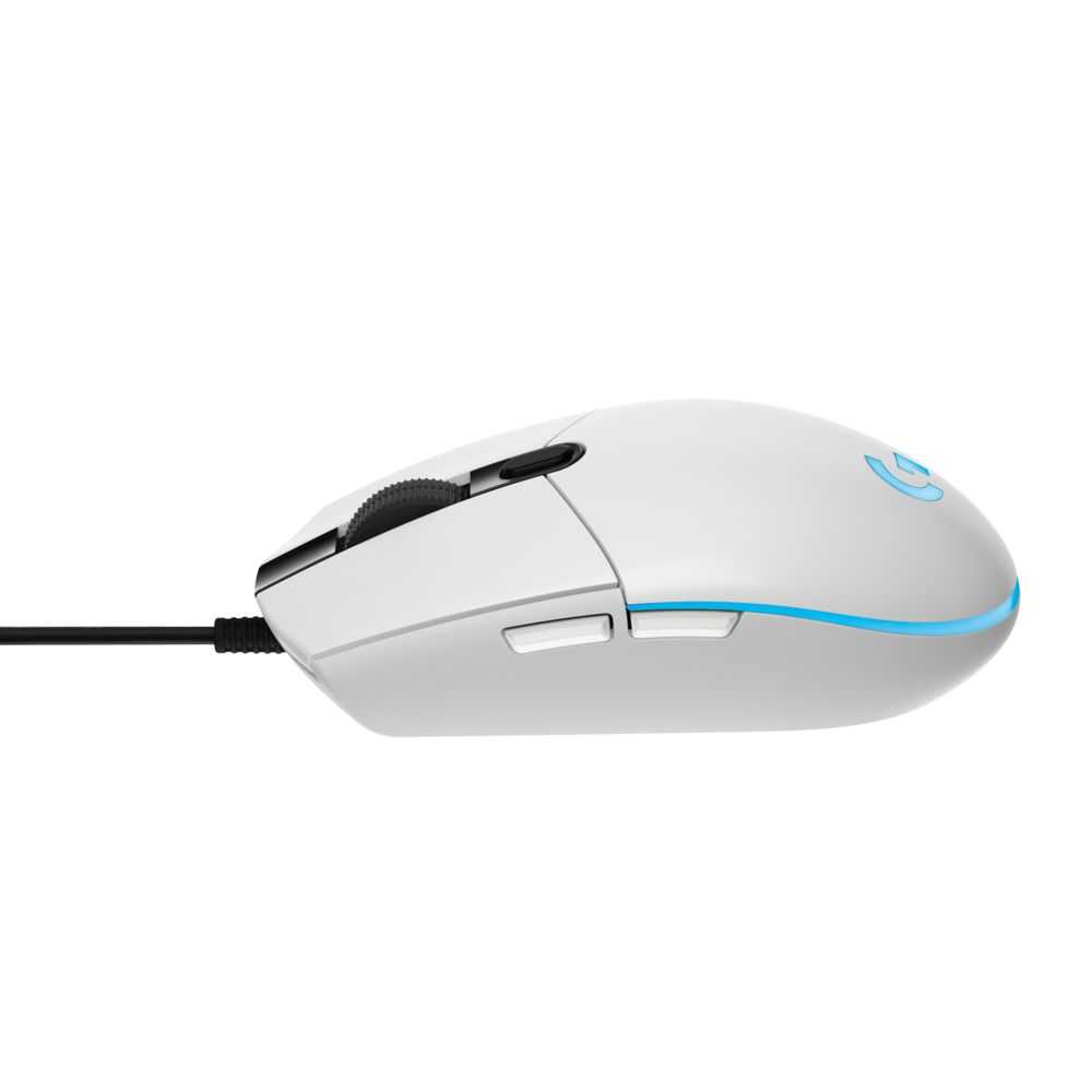 Игровая мышь LOGITECH G102 LIGHTSYNC (Белая)