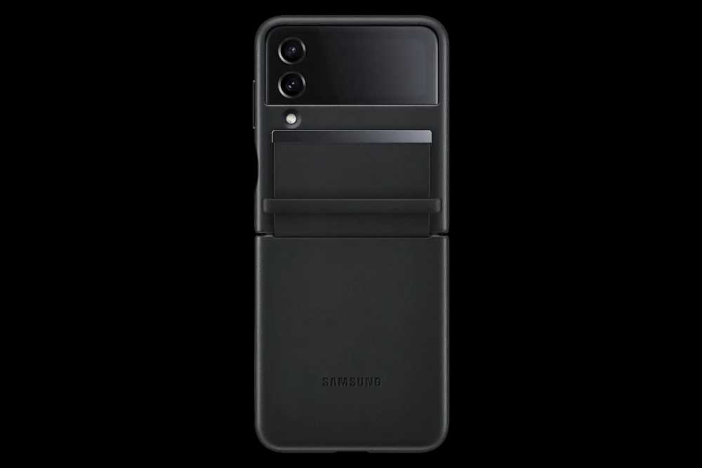 Чехол Samsung Flap Leather Cover Z Flip4 (EF-VF721LBEGRU)