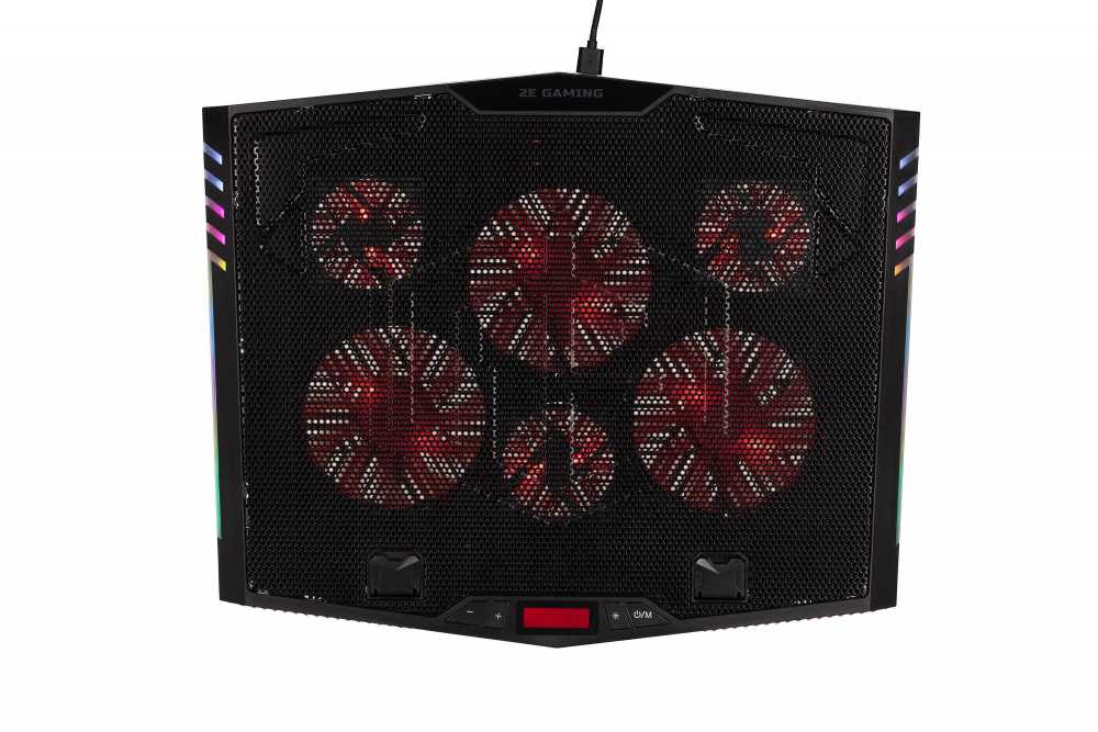 Подставка для ноутбука (охлаждение),с вентиляторами осевыми 2E GAMING Cooling Pad 2E-CPG-005 Black