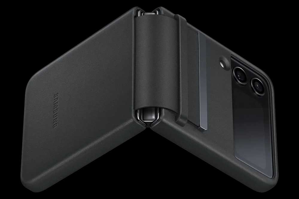 Чехол Samsung Flap Leather Cover Z Flip4 (EF-VF721LBEGRU)