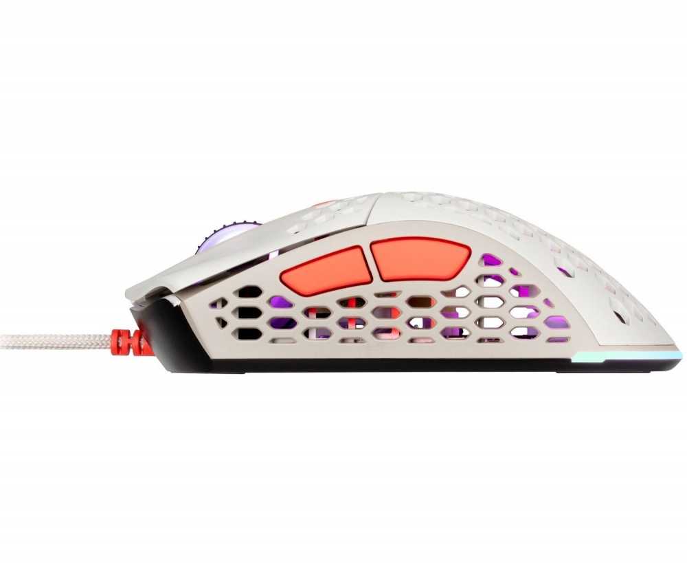 Sichqoncha o'yin uchun simsiz 2E GAMING Mouse HyperSpeed Lite WL, RGB Retro oq