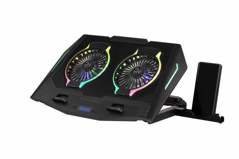 Подставка для ноутбука (охлаждение),с вентиляторами осевыми 2E GAMING Cooling Pad 2E-CPG-006 Black