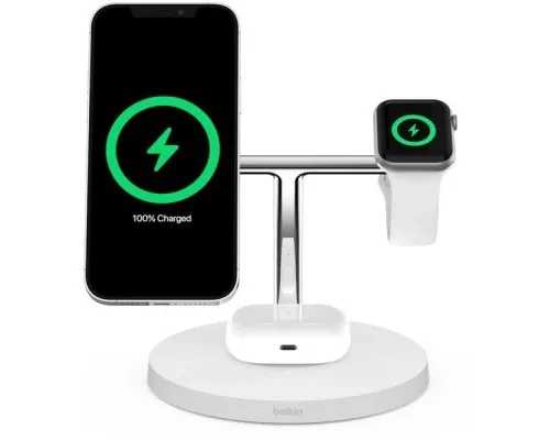 Беспроводное зарядное устройство 3в1 Belkin NB-0003 (Белый)