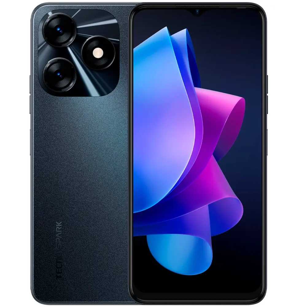Смартфон Tecno Pova Neo 3 4/128GB Mecha Black (черный)