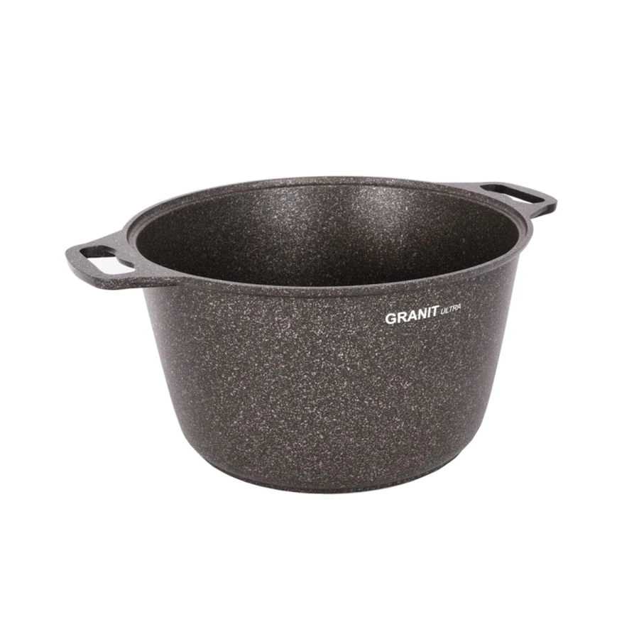 Кастрюля Kukmara 8л со стеклянной крышкой АП, линия Granit ultra
