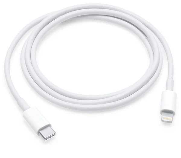Кабель для зарядки Apple Type-C to Type-C 1м плетеный (белый)
