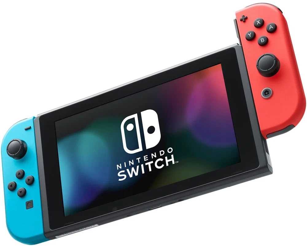 O'yin konsoli Nintendo Switch (neon qizil/neon ko'k)