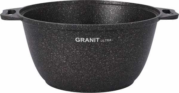 Кастрюля Kukmara 3л со стеклянной крышкой АП, линия Granit ultra