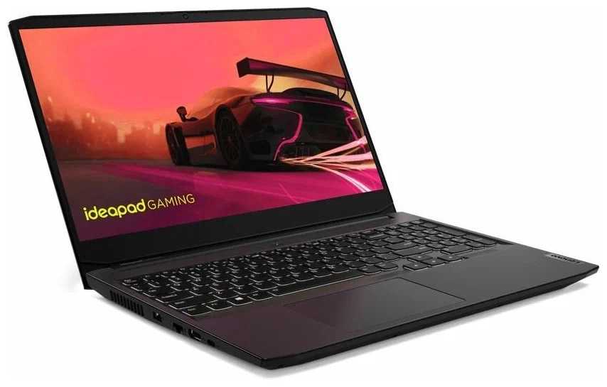 Ноутбук Lenovo IdeaPad Gaming 3 RYZEN 7 5800H DDR 16GB 512GB M2 SSD RTX3060 6GB 15.6 FHD 120Hz Black