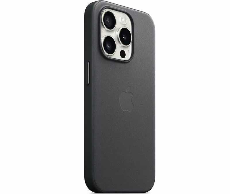 Оригинальный чехол Apple для iPhone 15 Pro FineWoven Case with MagSafe MT4H3ZM/A black