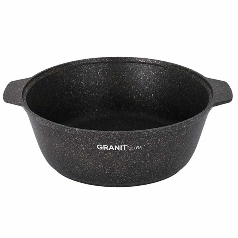 Кастрюля-жаровня Kukmara 3л со стекл. крышкой, АП линия "Granit ultra"