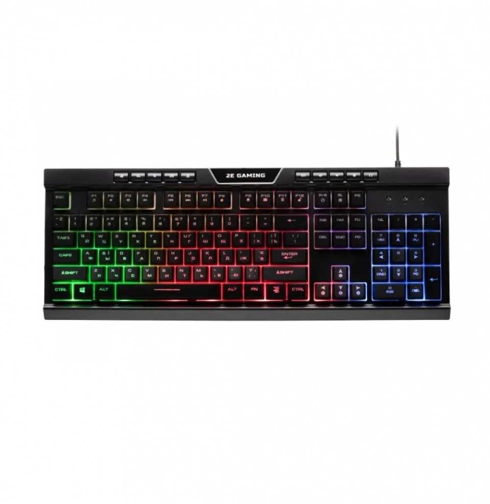 Клавиатура 2E GAMING KG300 LED USB Black UKR