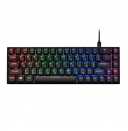 Клавиатура игровая, проводная 2E GAMING Keyboard KG380 RGB 68key Gateron Red Switch BT/USB Black Ukr
