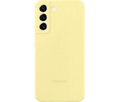 G'ilof Silicone Cover S22 Plus sariq  (EF-PS906TYEGRU)