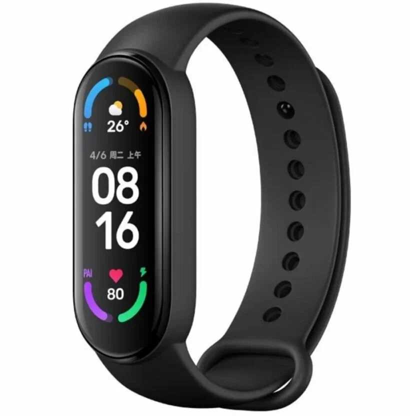 Фитнес браслет Mi Band 6 глобал (черный)