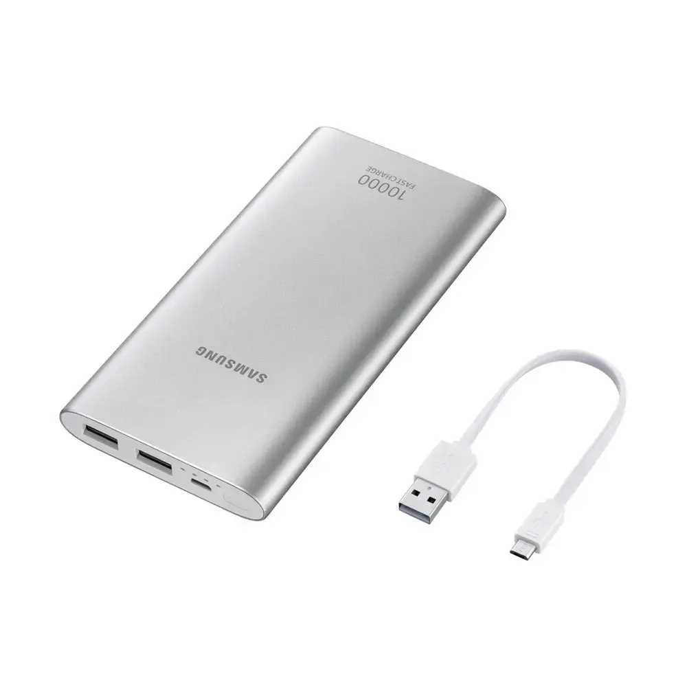 Power bank Samsung 10000 mAh EB-P1100BSNG (cеребряный)