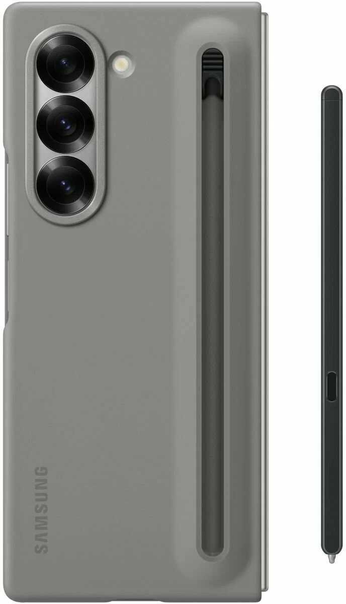 Оригинальный чехол  для Galaxy Z Fold 6 Slim S Pen (серый)