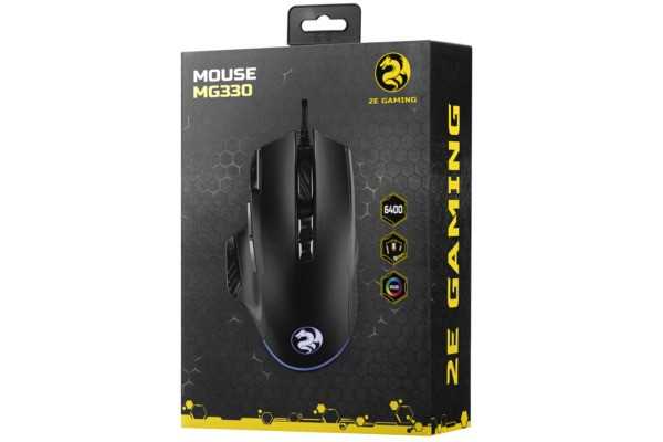 Мышь игровая проводная 2E GAMING MG330 RGB USB Black