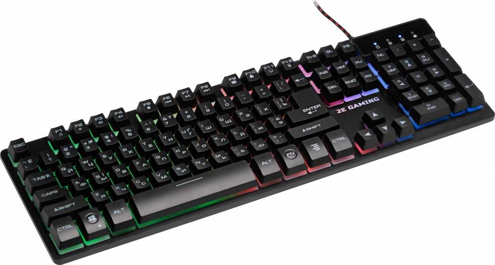 Клавиатура 2E GAMING KG280 LED USB Black UKR