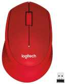 Мышь беспроводная Logitech M330 (Красный)