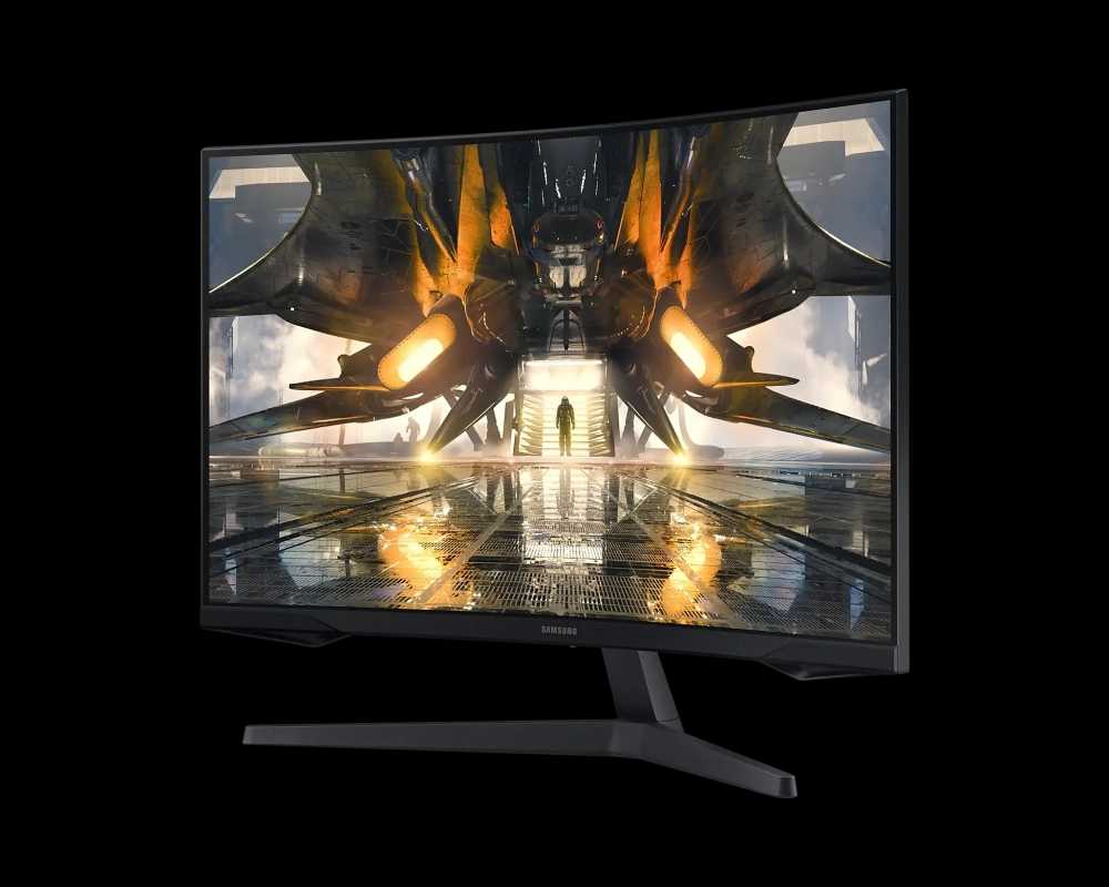 Монитор Samsung 32" LS32AG550EPXUZ Odyssey G5 Curved Gaming Monitor, IPS, 165Hz, 1mc, QHD (2560x14