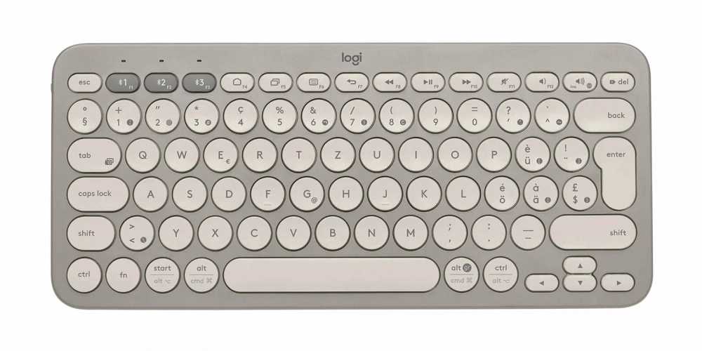 Клавиатура беспроводная Logitech K380 (Серая)