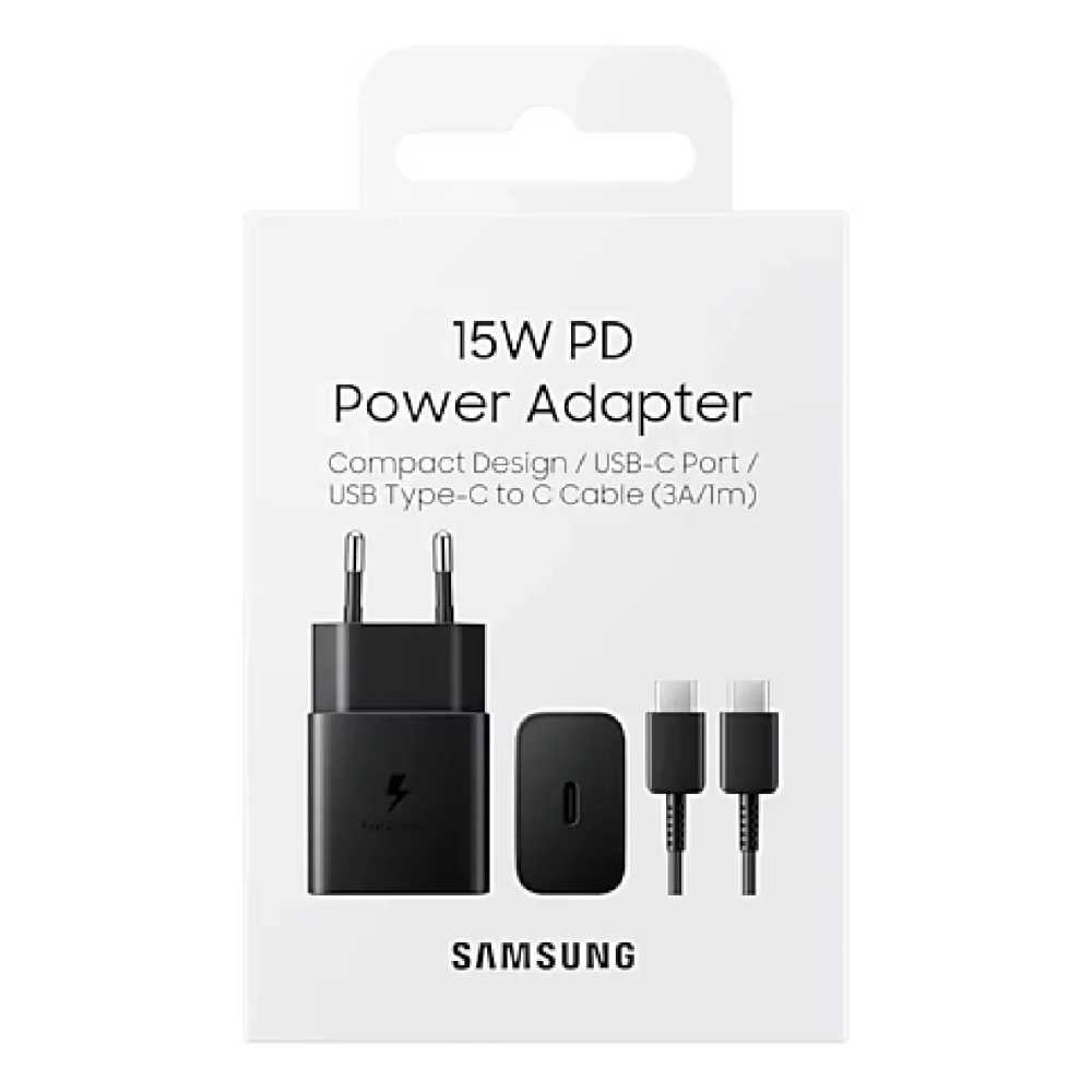 Зарядное устройство Samsung C-C 15W EP-T1510XBEGRU (черный)