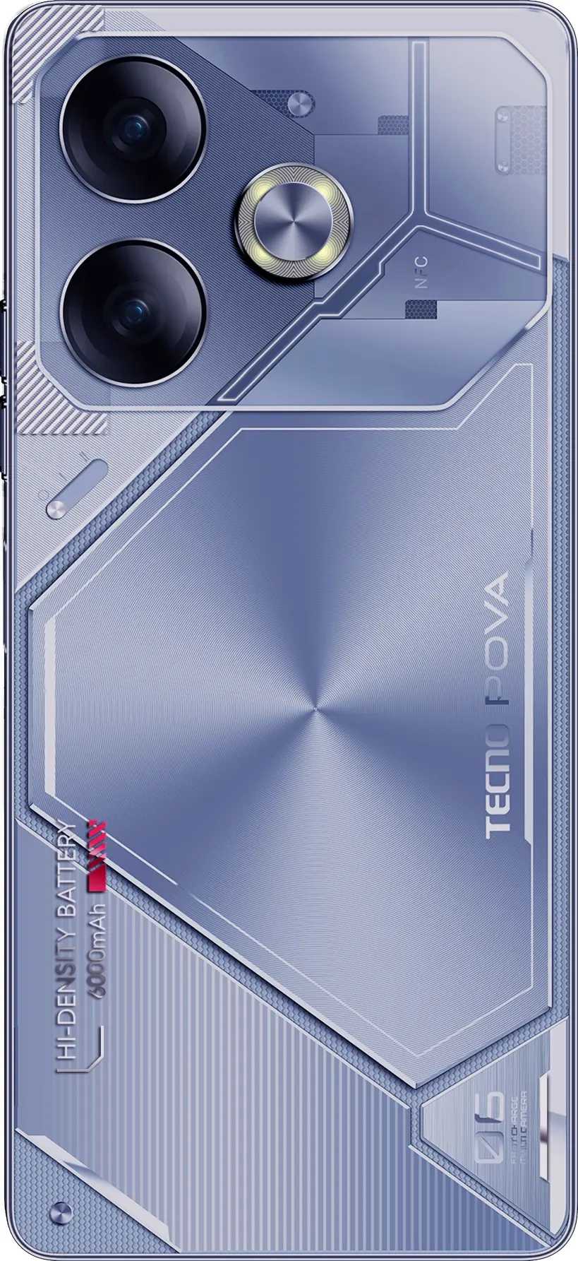 Смартфон Tecno Pova 6 (LI7) 8/256GB Interstellar Blue