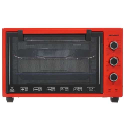 Мини Печь Shivaki 3618E (с Лампа) Kраcный