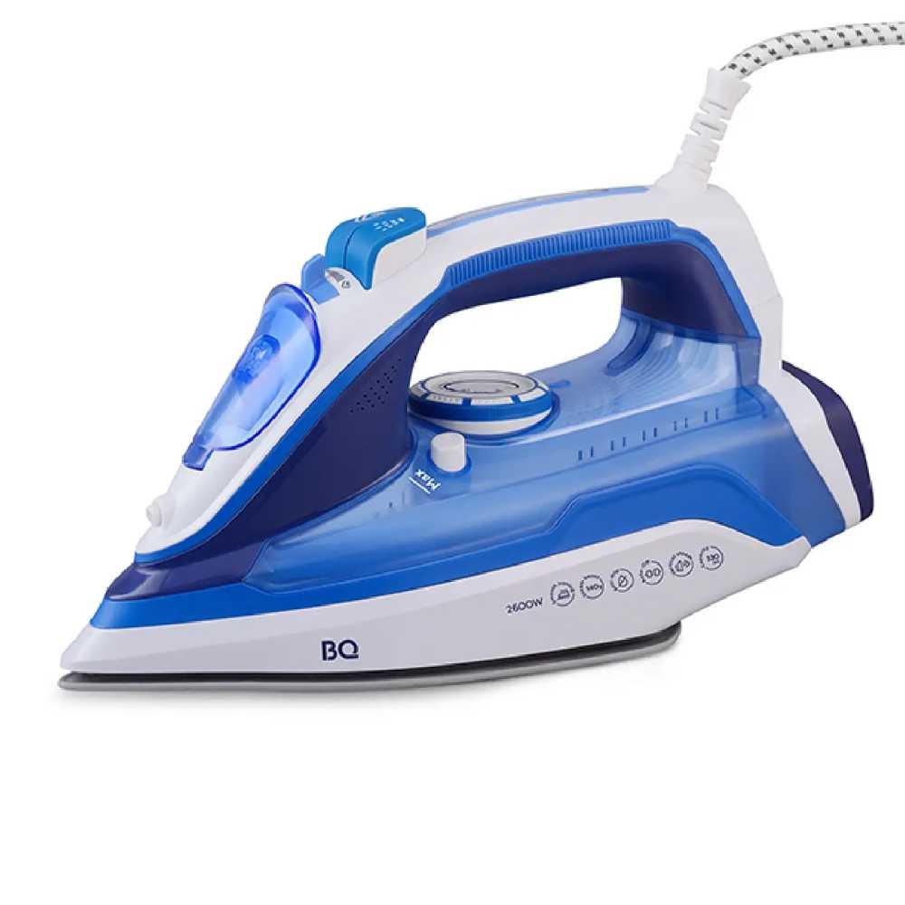 Утюг BQ SI1002 2600w (белый-синий)