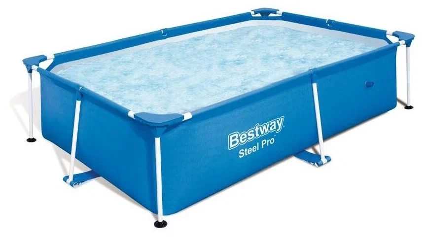 Бассейн прямоугольный каркасный BestWay 56404 3.00m x 2.01m x 66cm