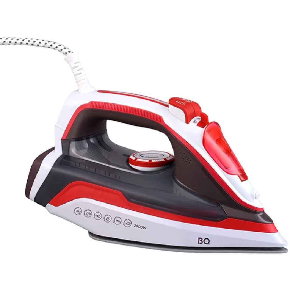 Утюг BQ SI1002 2600w (белый-розовый)