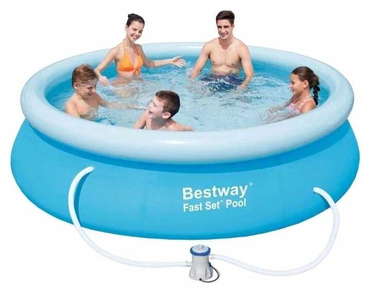 Бассейн надувной круглый BestWay 57448 2.44m x 61cm