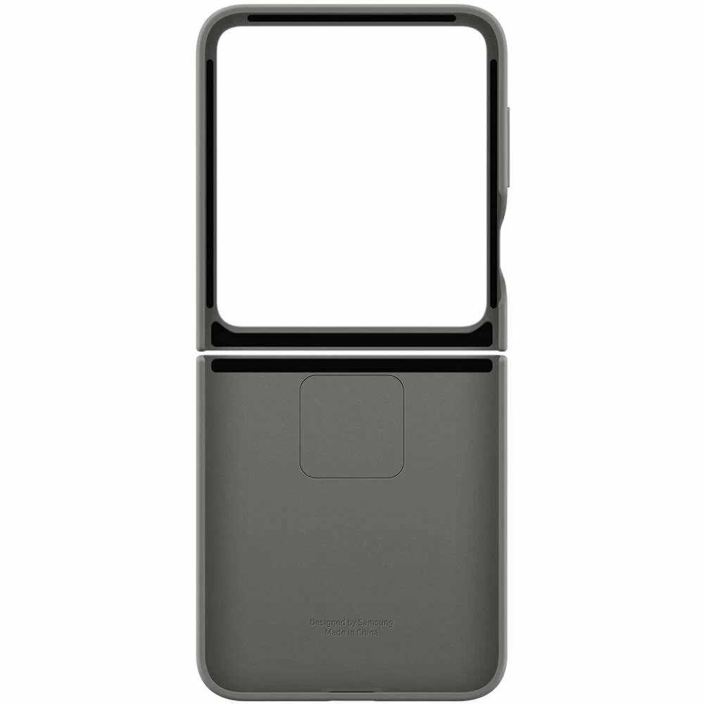 Оригинальный чехол чехол Silicone Case для Galaxy Flip 6 (серый)
