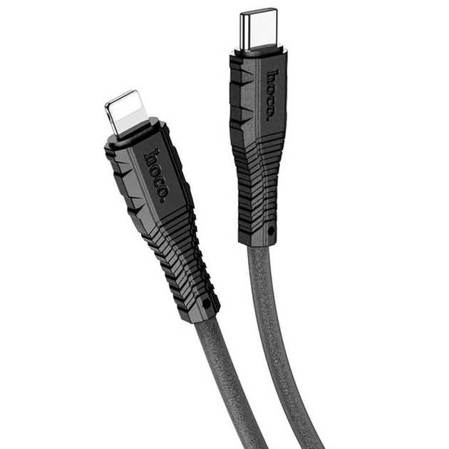 Кабель для зарядки Hoco X67 Type-C to Lightтing 20w (чёрный)