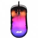 Мышь проводная 2E GAMING MG345 RGB USB Transparent