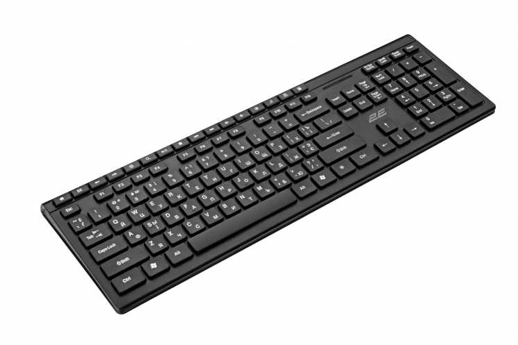 Клавиатура беспроводная 2E Keyboard KS210 Slim WL Black